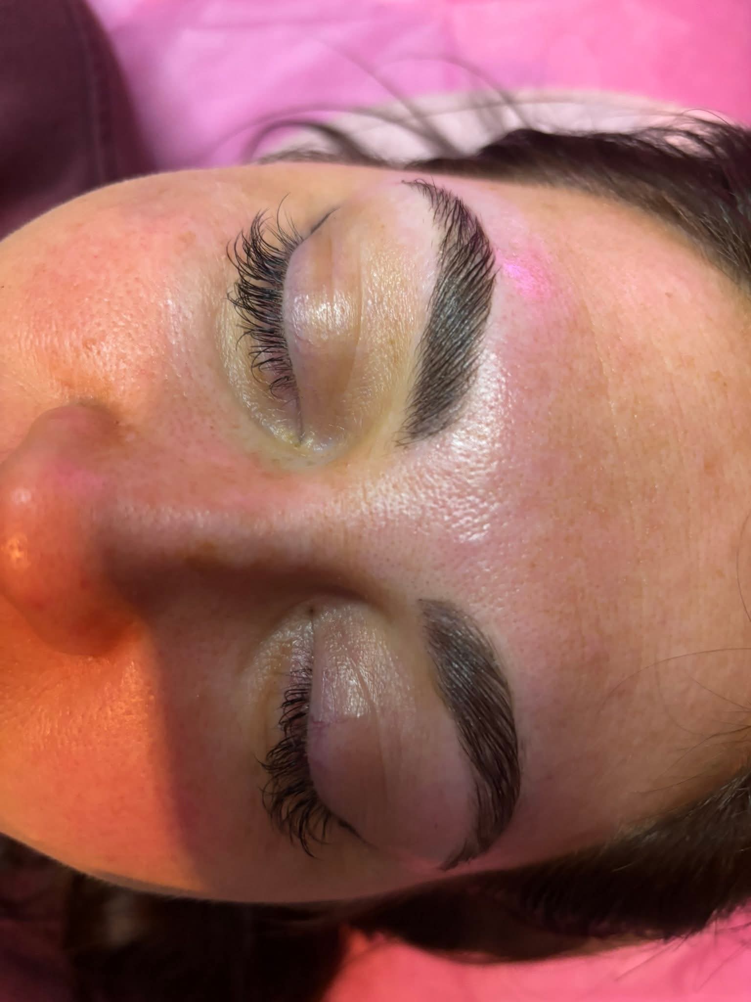Brow tint result — Glow And Go Lounge, Bangor