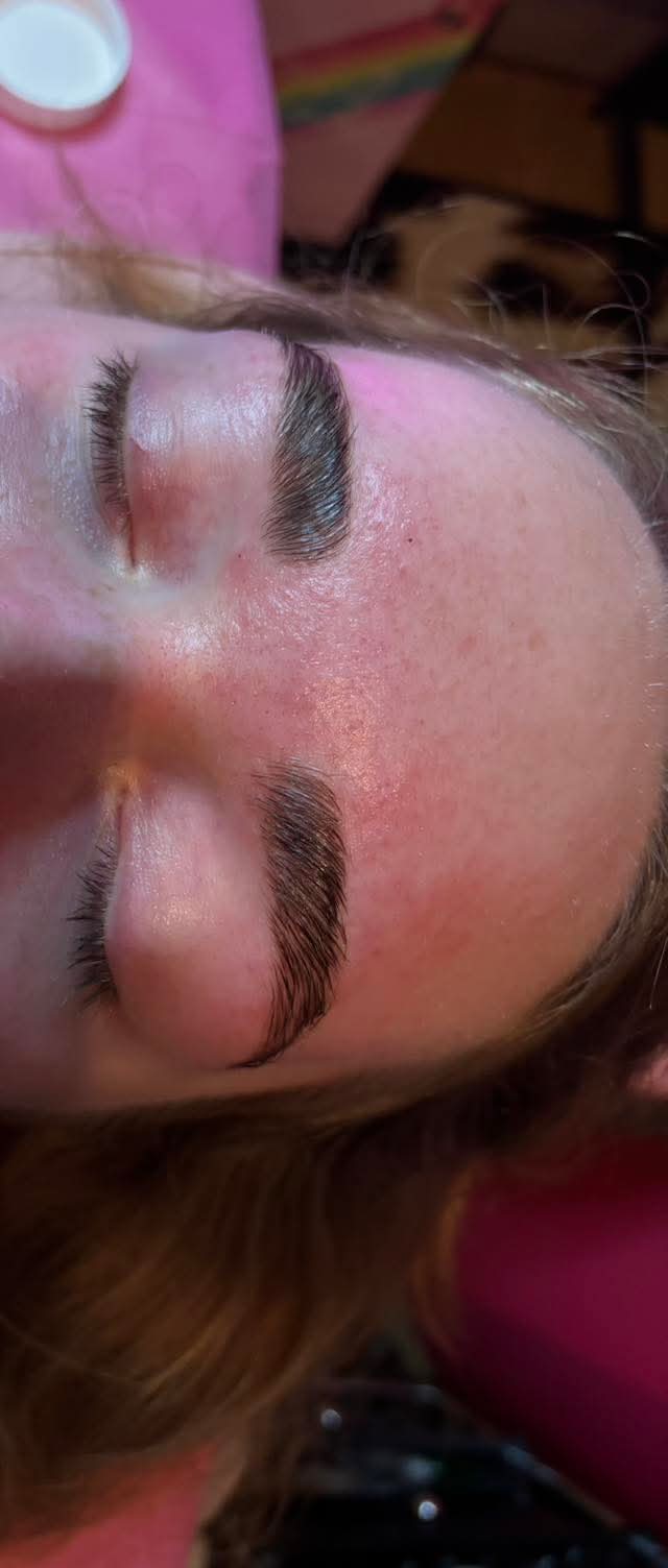 Lash extensions close-up — beauty salon Bangor, Northern Ireland