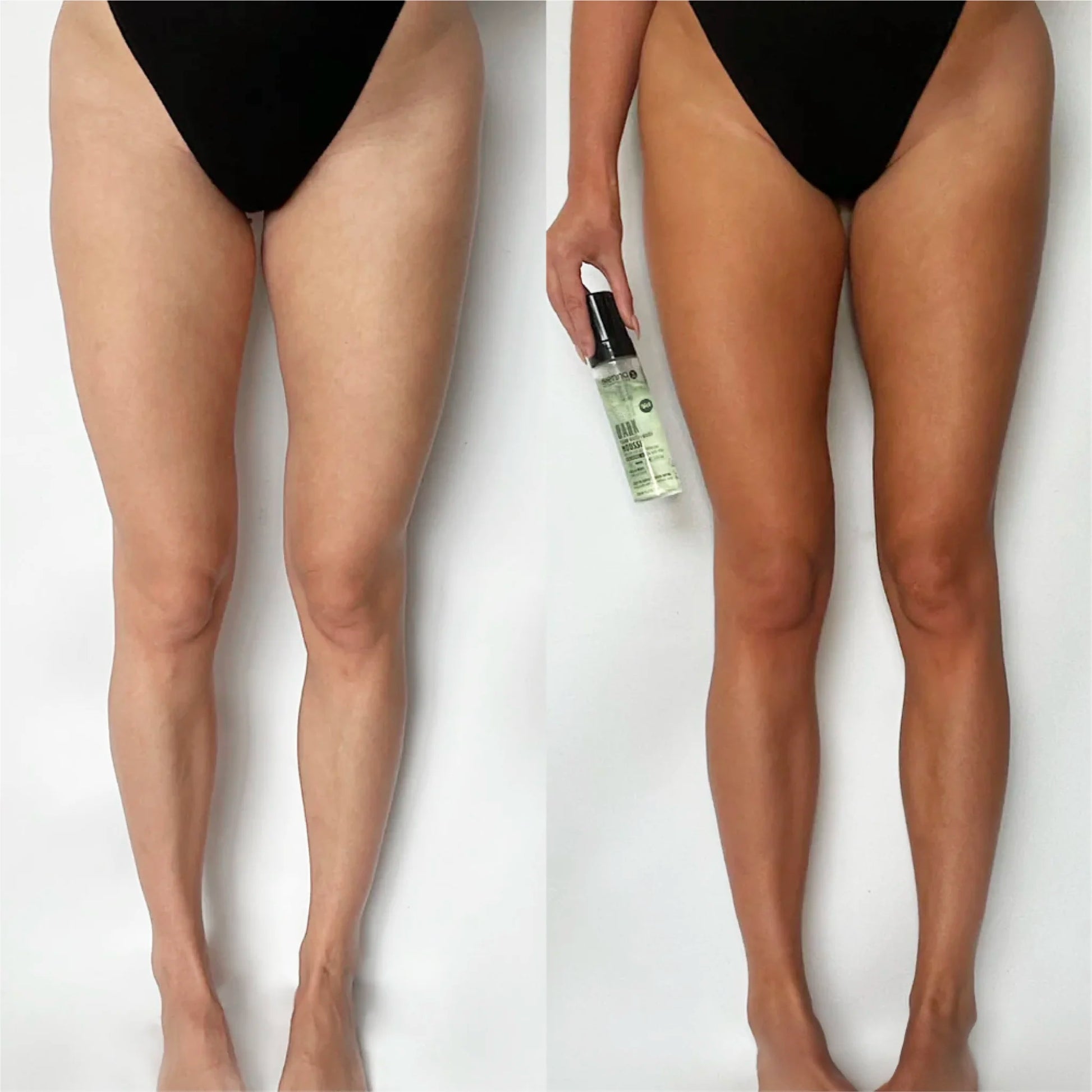 Sienna X Before and After Spray Tan Results