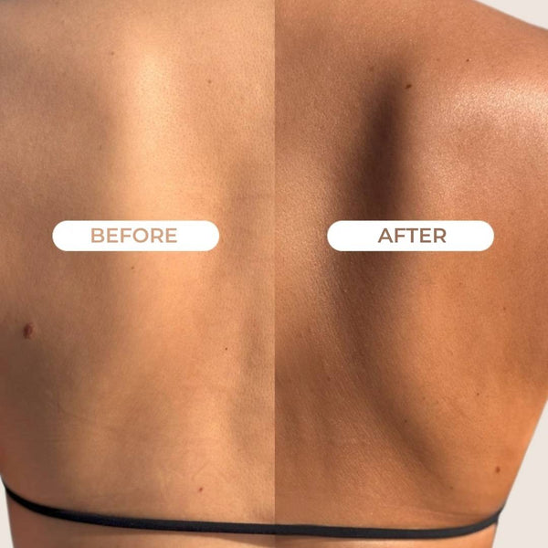 Back spray tan before and after — Glow And Go Lounge Bangor NI